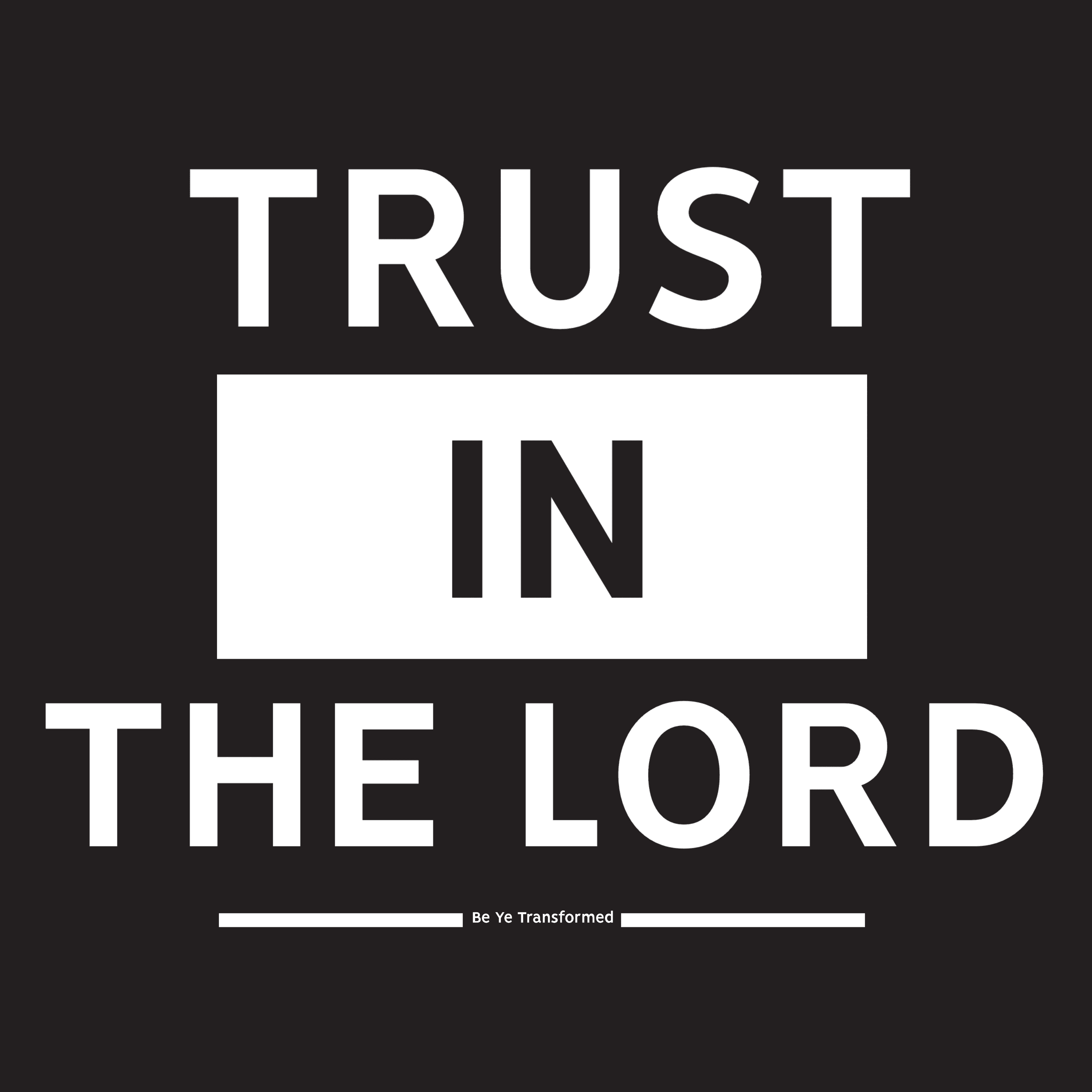 Trust In The Lord cover art